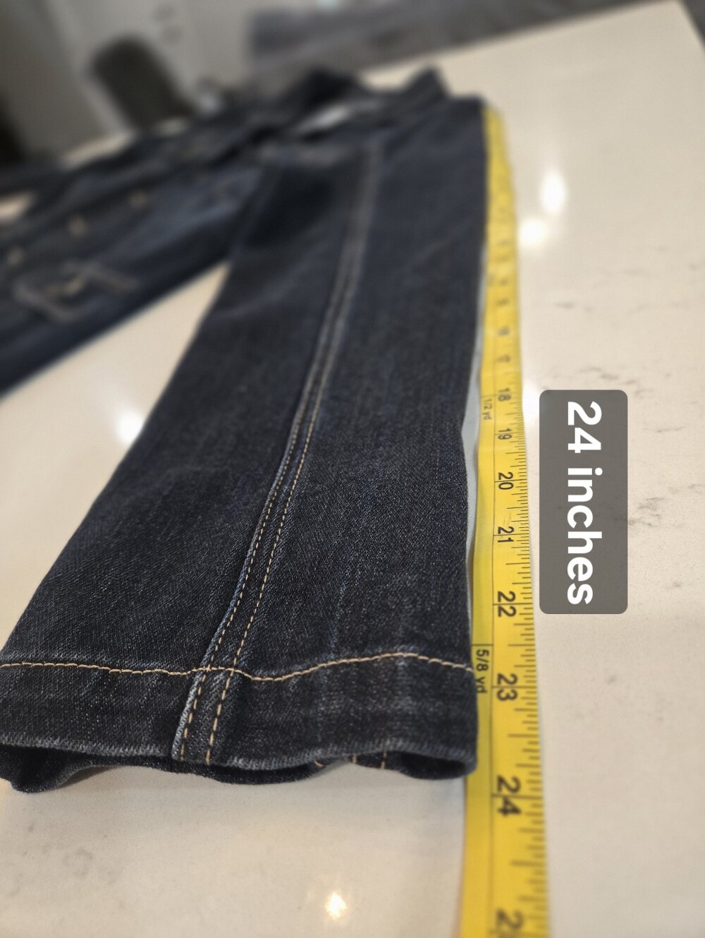 Women's Dark Blue Tailored Denim Jacket.  Pristine Condition. - Picture 10 of 10